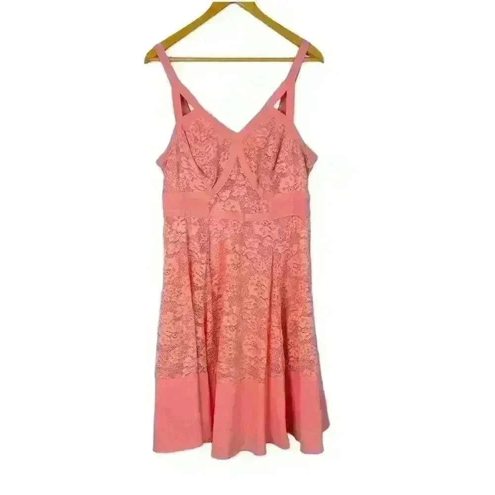 Torrid Insider Collection Strappy Lace Skater Dress - Picture 2 of 14